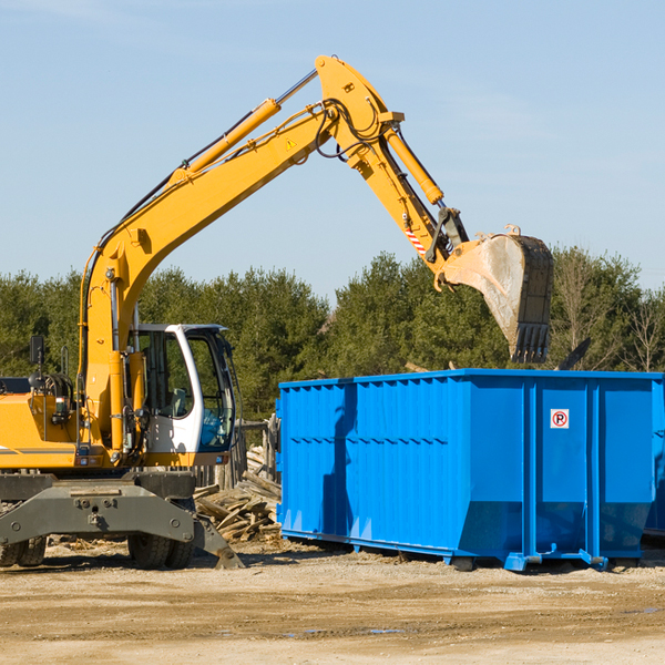 what happens if the residential dumpster is damaged or stolen during rental in Artesia Wells Texas